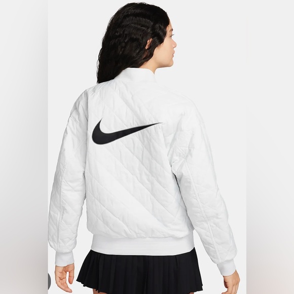 NWT Nike reversible jacket in white, size large - Picture 2 of 9